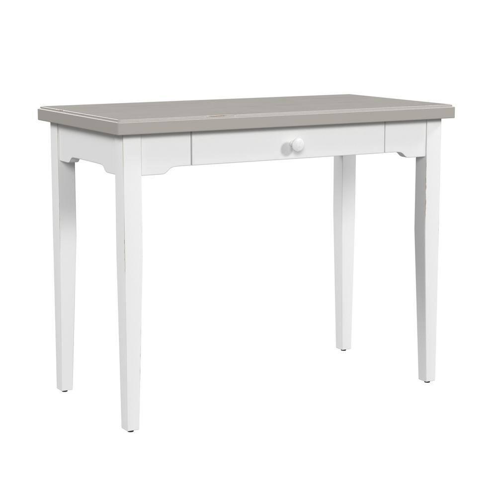 Hillsdale Furniture Clarion Wood Single Drawer Desk: Farmhouse Style, 75lb Capacity
