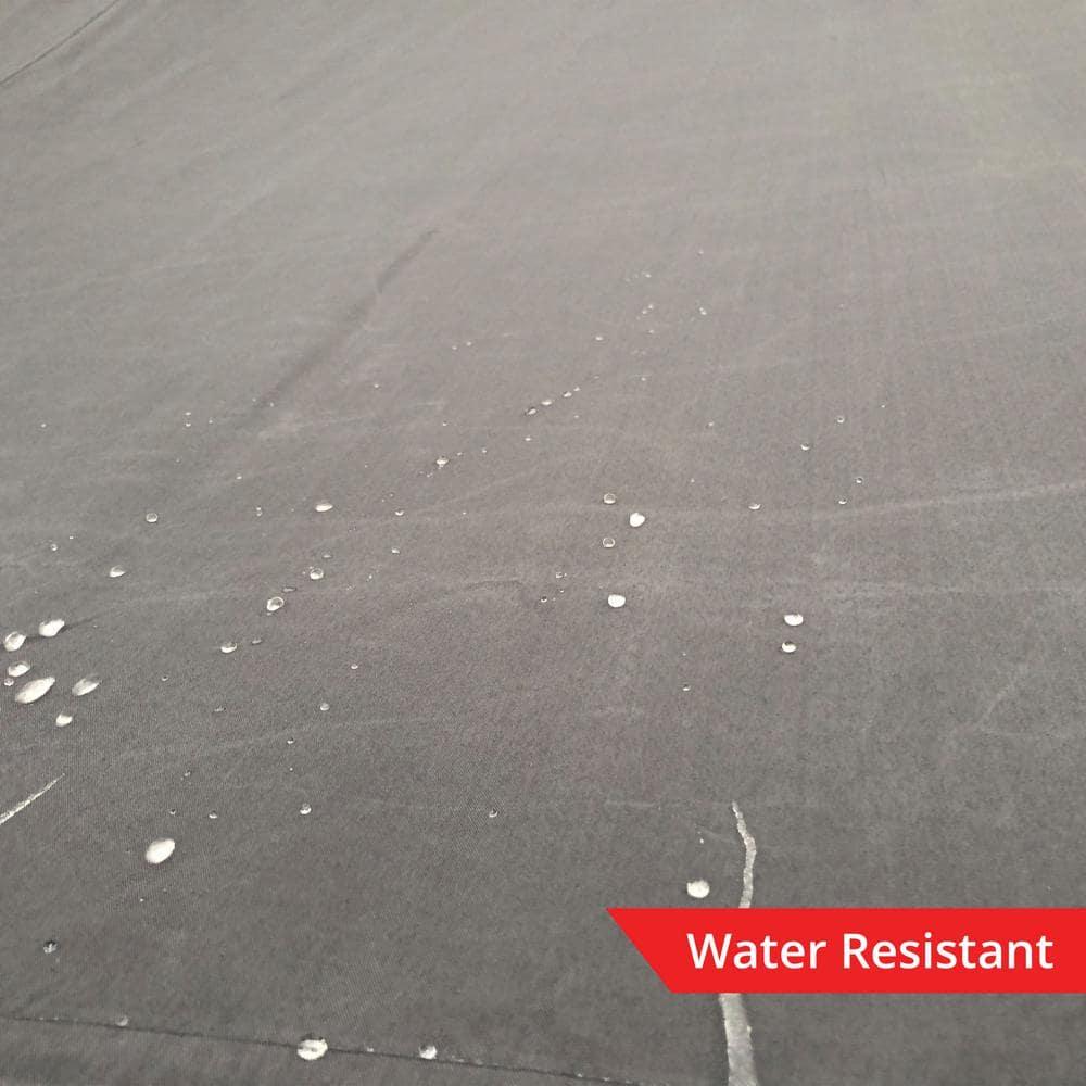 Motorized Retractable Patio Awning- Black Frame