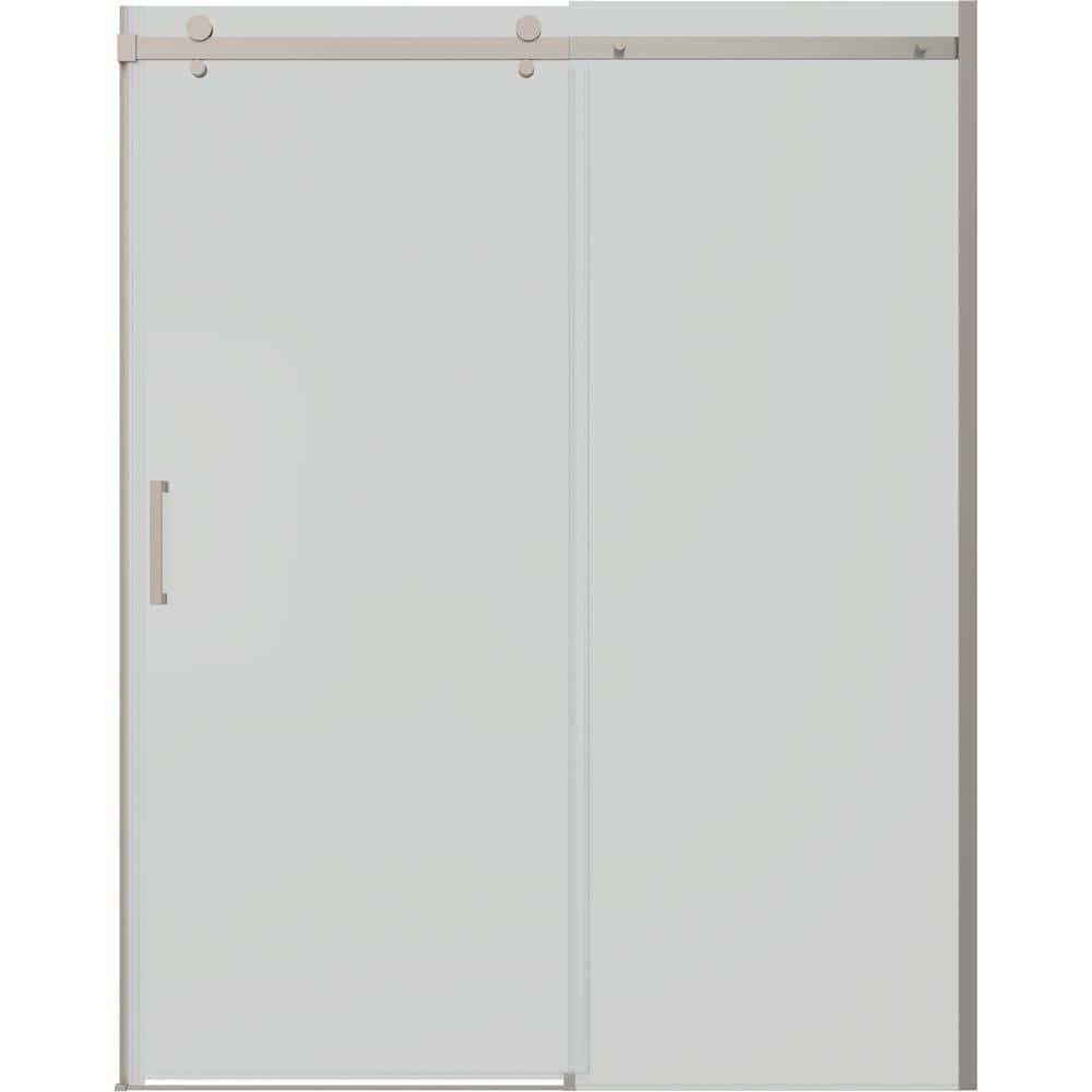 Delta Sdes860-R Commix 76" High X 60" Wide Sliding Frameless Shower Door - Nickel