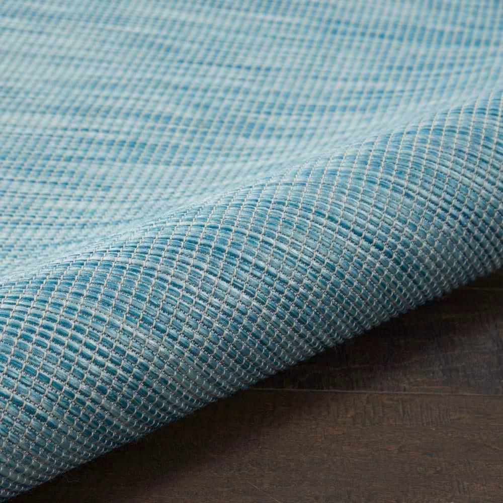 Nourison Positano POS01 Indoor/outdoor Area Rug - Aqua 6' x 9'