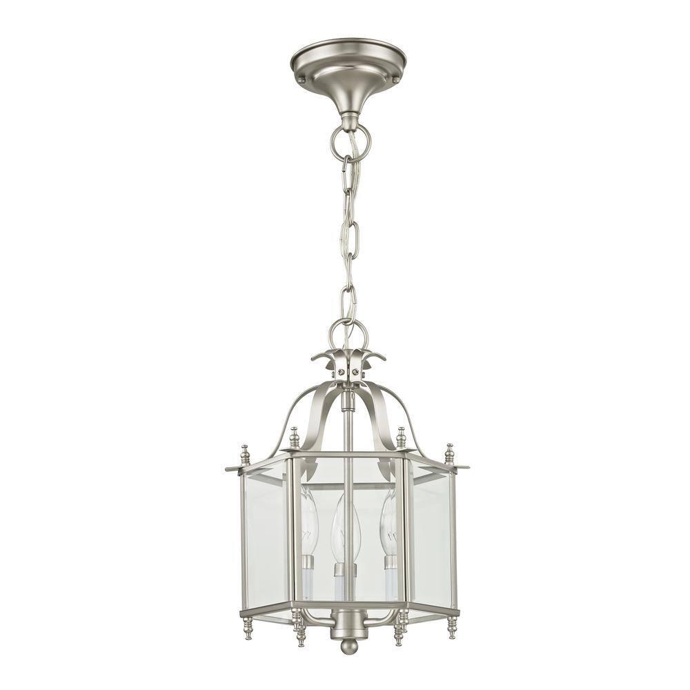 Livex Lighting Livingston 3 - Light Chandelier in  Brushed Nickel