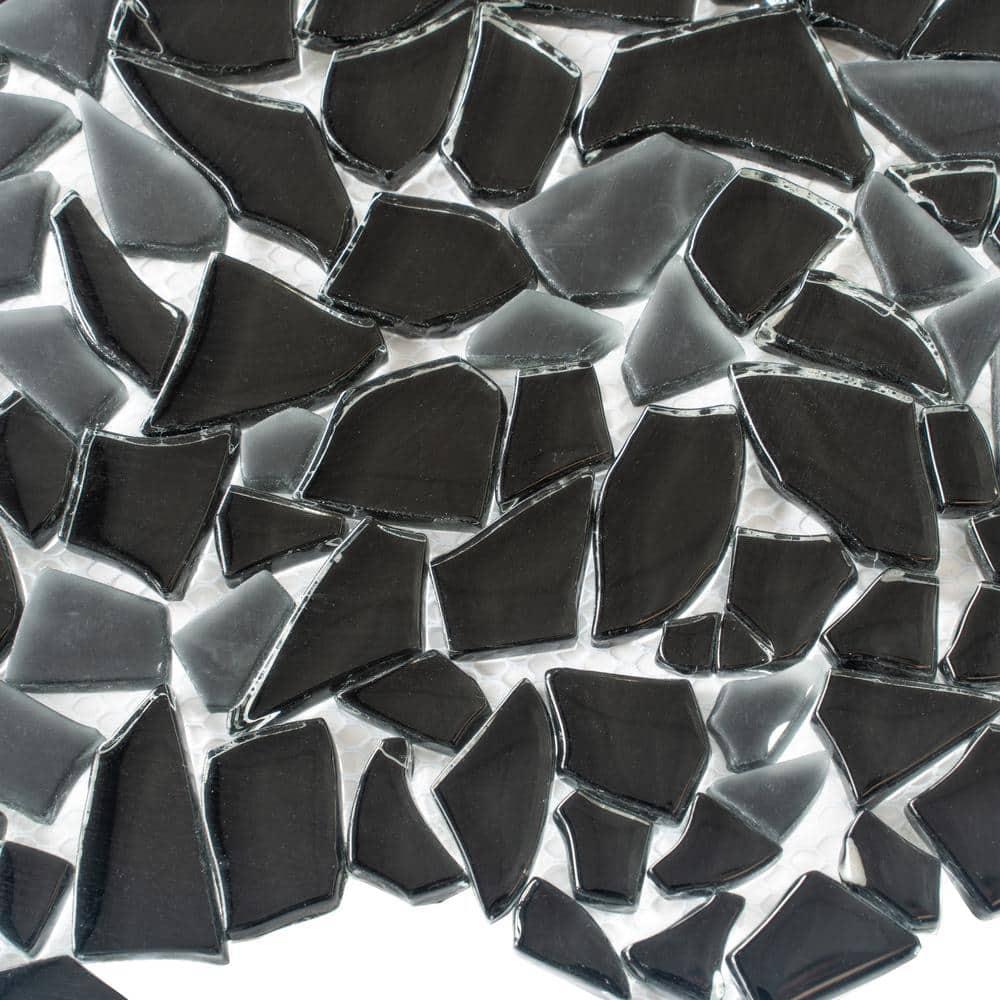 Apollo Tile Glass Pebbles Mosaic Wall & Floor Tile