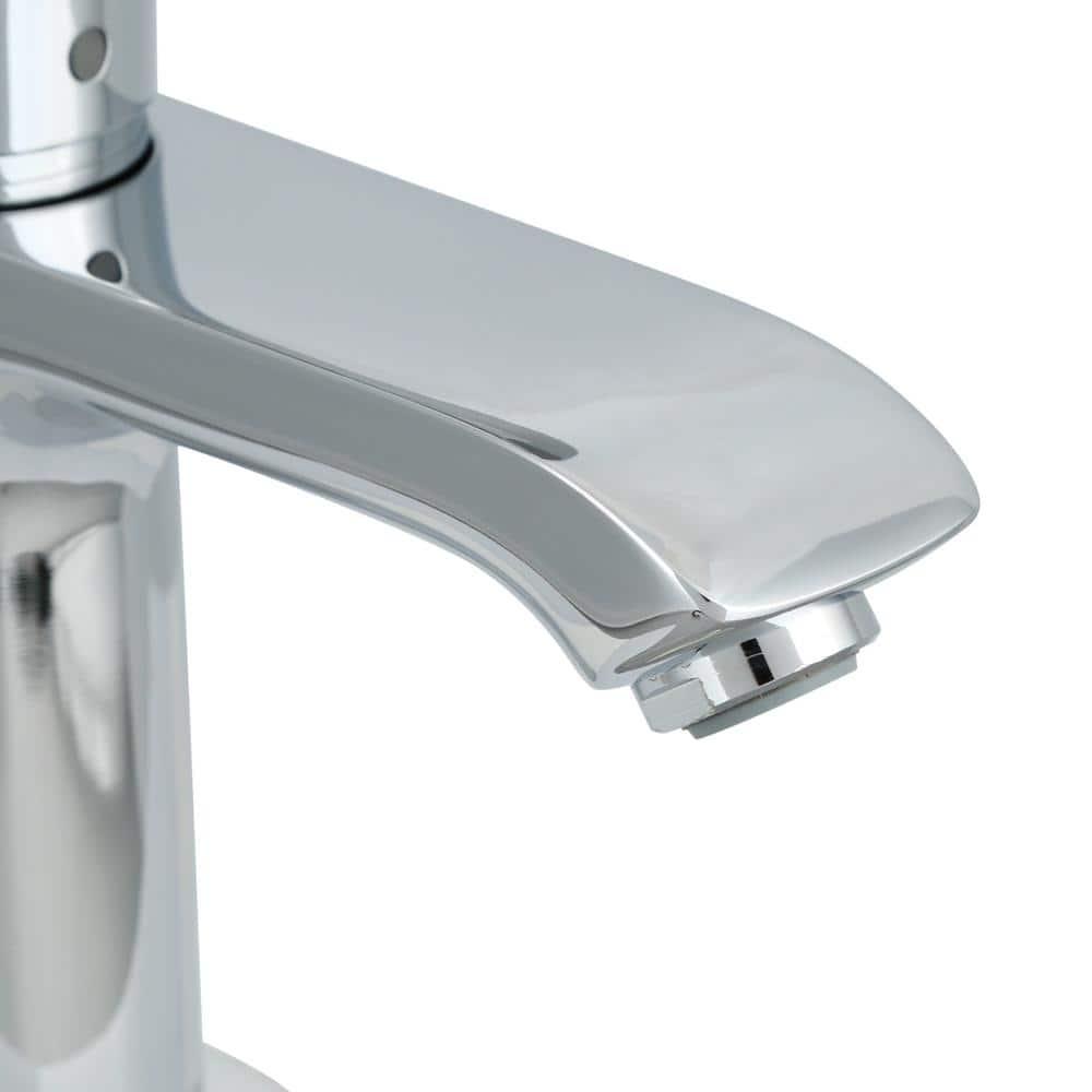 Metris Single Hole Bathroom Faucet with Drain Assembly