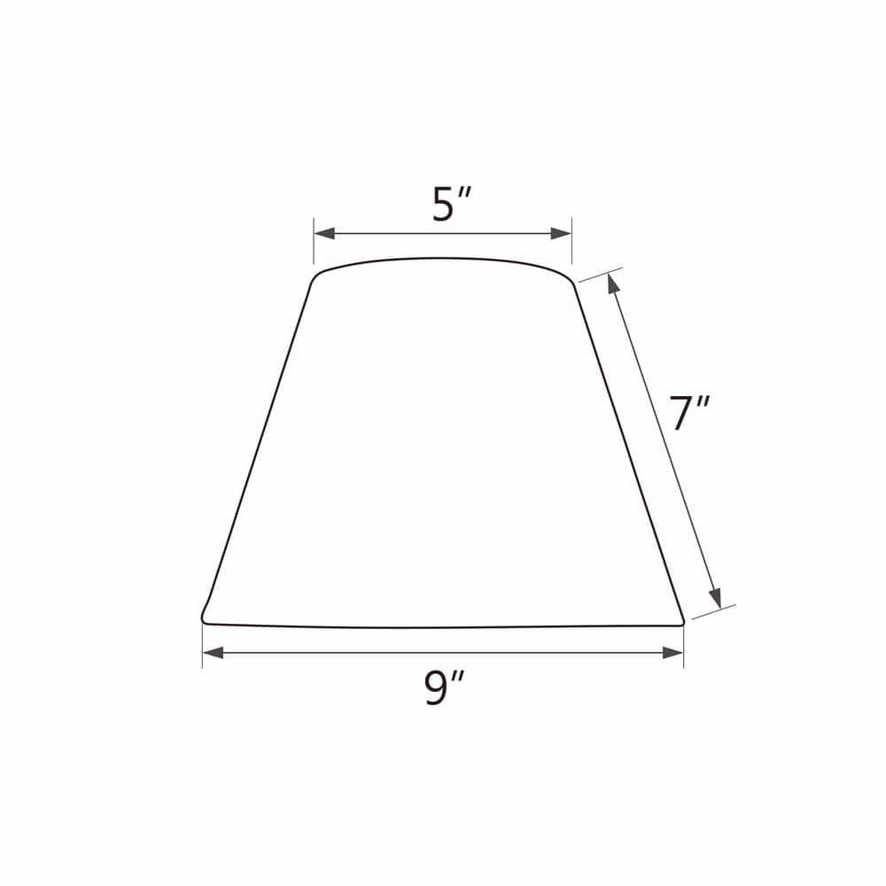 7'' H Cotton Empire Lamp Shade