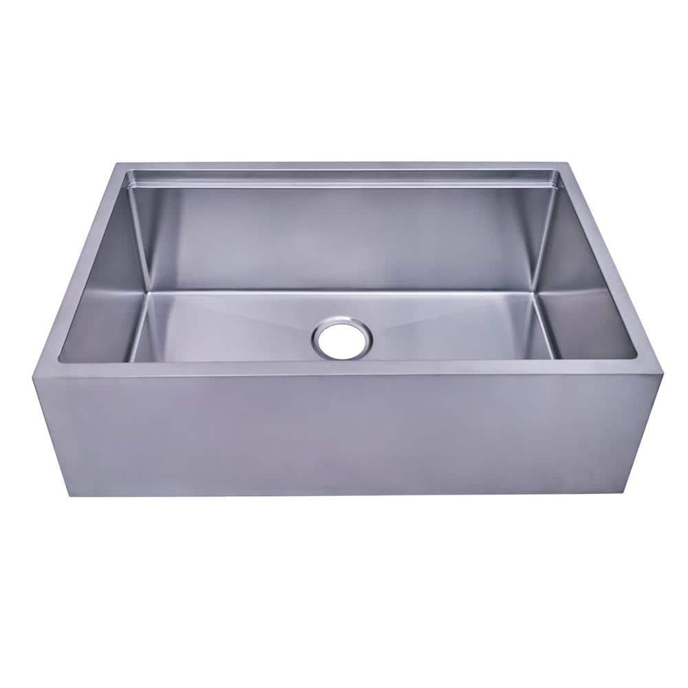 Bailey 30'' L Farmhouse / Apron Single Bowl Stainless Steel Kitchen Sink