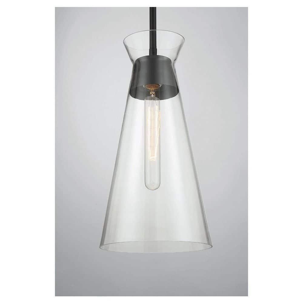Savoy House Lakewood 1 - Light Pendant ,  Matte Black