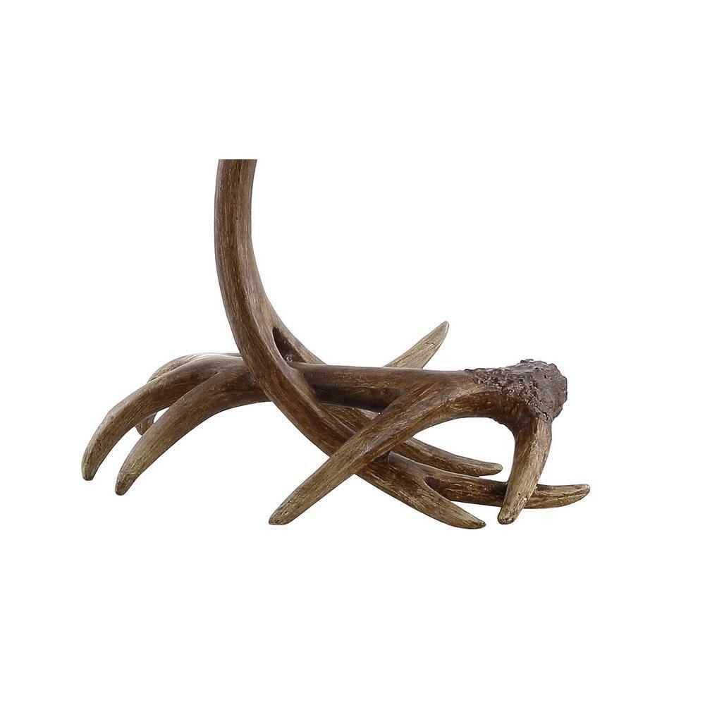 JONATHAN Y JYL6305A Antler 27.5" Rustic Resin LED Table Lamp, Traditional for living room, dinning room, bedroom, office Bulb Included, Brown