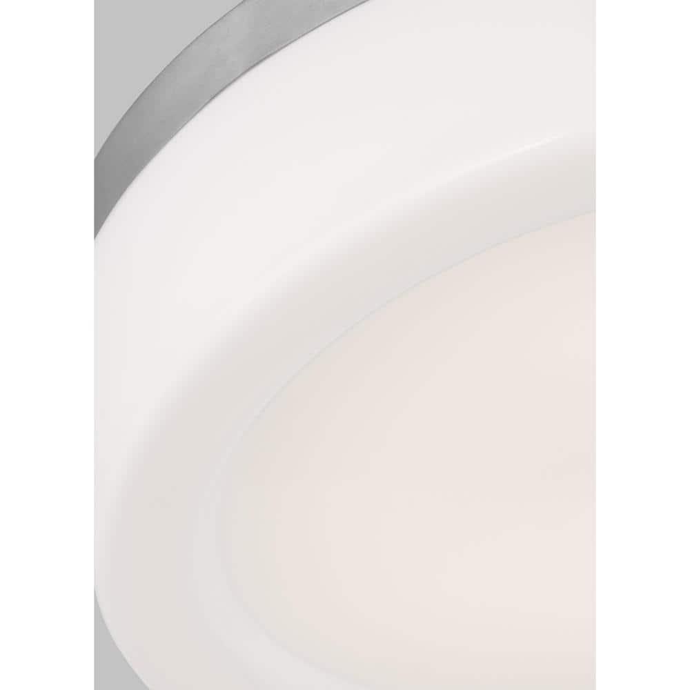 Helmes Single Light Glass LED Flush Mount
