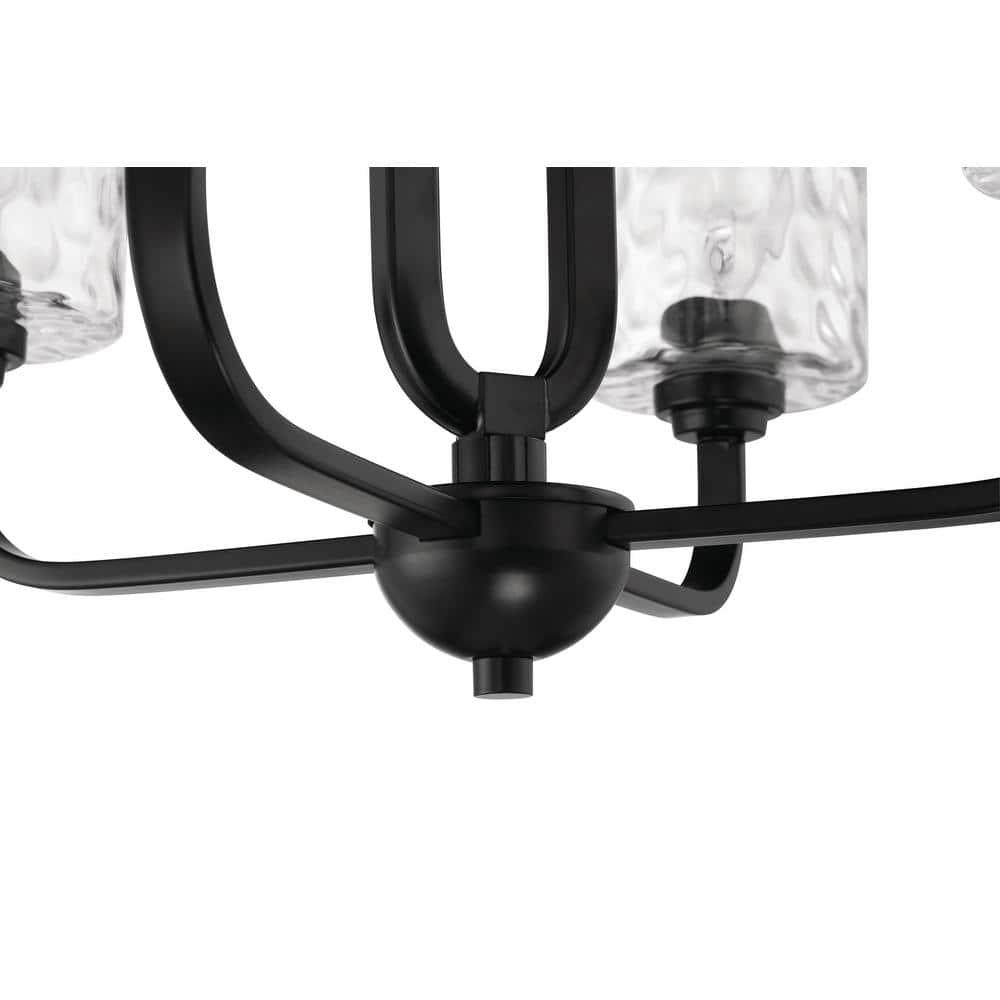 Craftmade Lighting 4 - Light Chandelier in  Flat Black