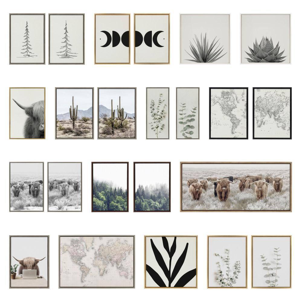 Kate & Laurel All Things Decor 30"x30" Sylvie Cowboy Horseback Neutral 2 Framed Canvas by Creative Bunch Brown