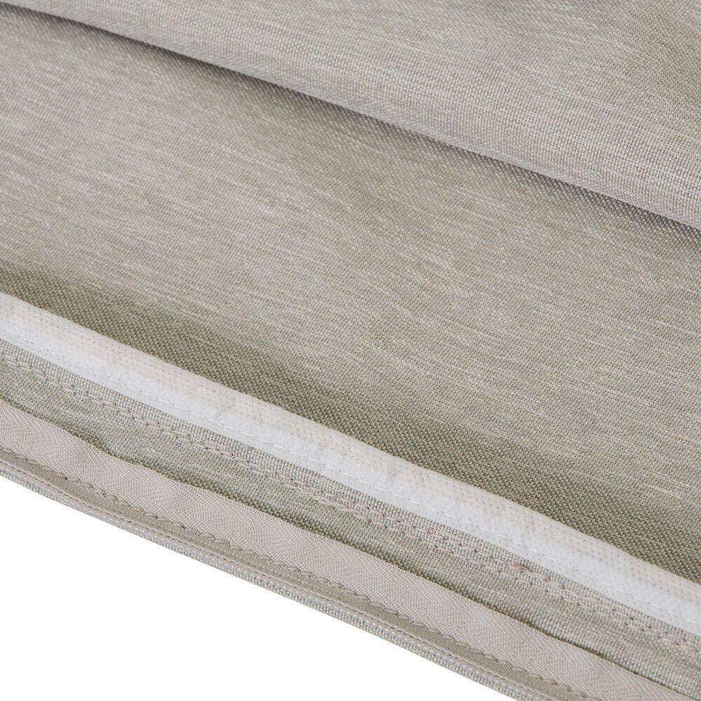 Classic Accessories Montlake FadeSafe Water-Repellent 48 x 18 x 3 Inch Outdoor Bench Cushion, Heather Grey