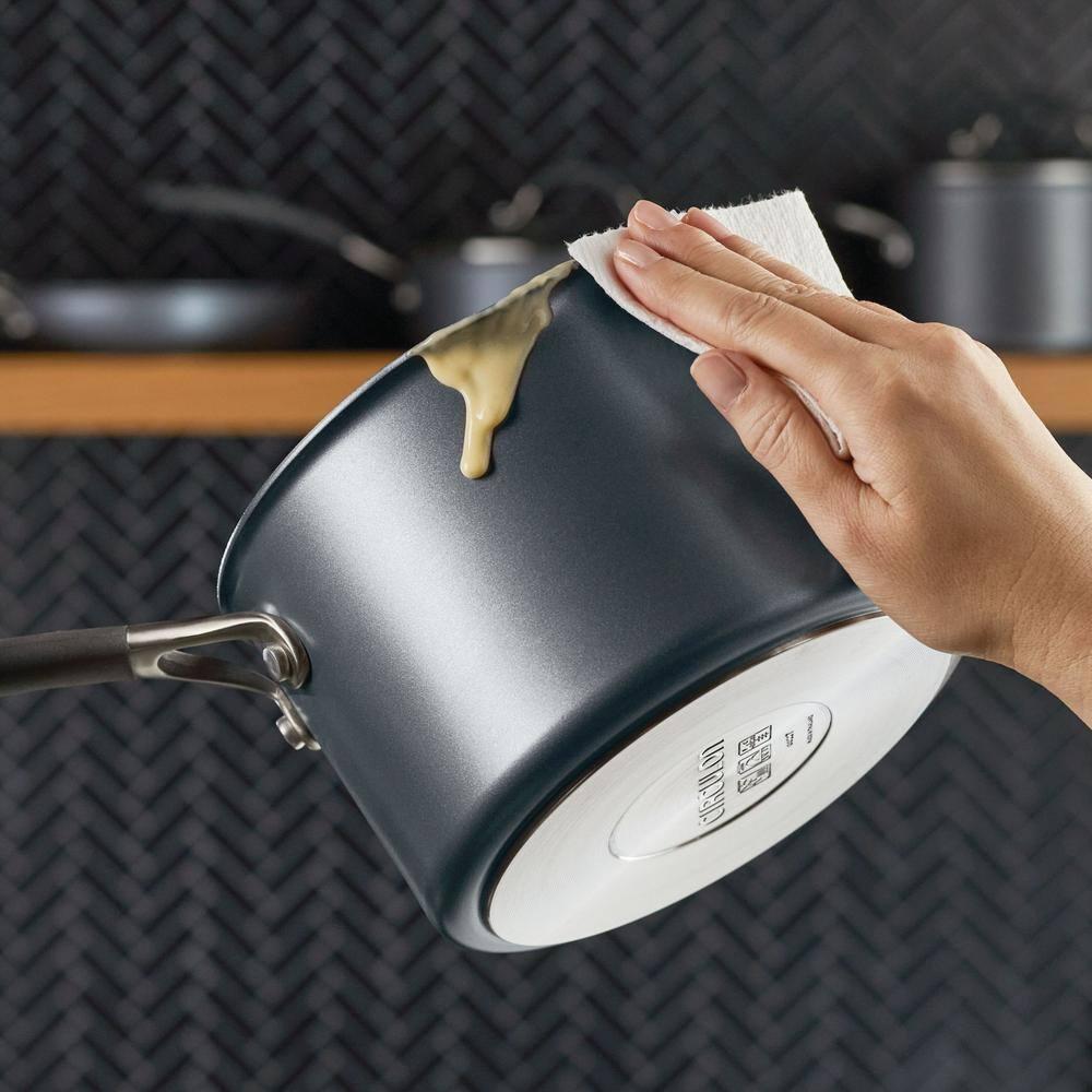 Circulon ScratchDefense with ScratchDefense Nonstick Induction Straining Sauce Pan with Lid & Reviews | Wayfair