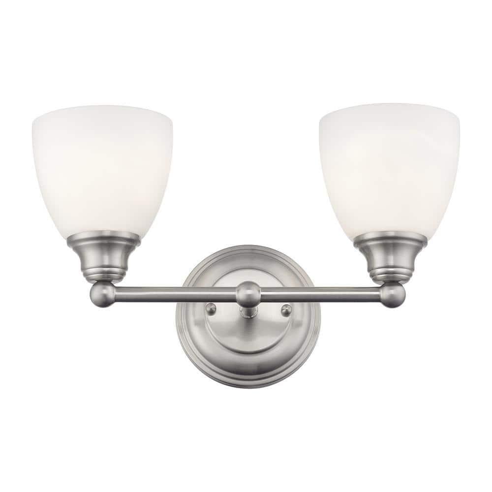 Livex Lighting Somerville 2 - Light Vanity in  Brushed Nickel