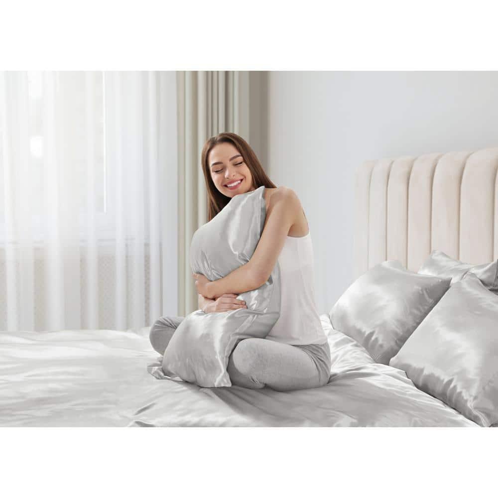 Madison Park Essentials Satin Luxury 2PC Pillowcases (Set of 2)