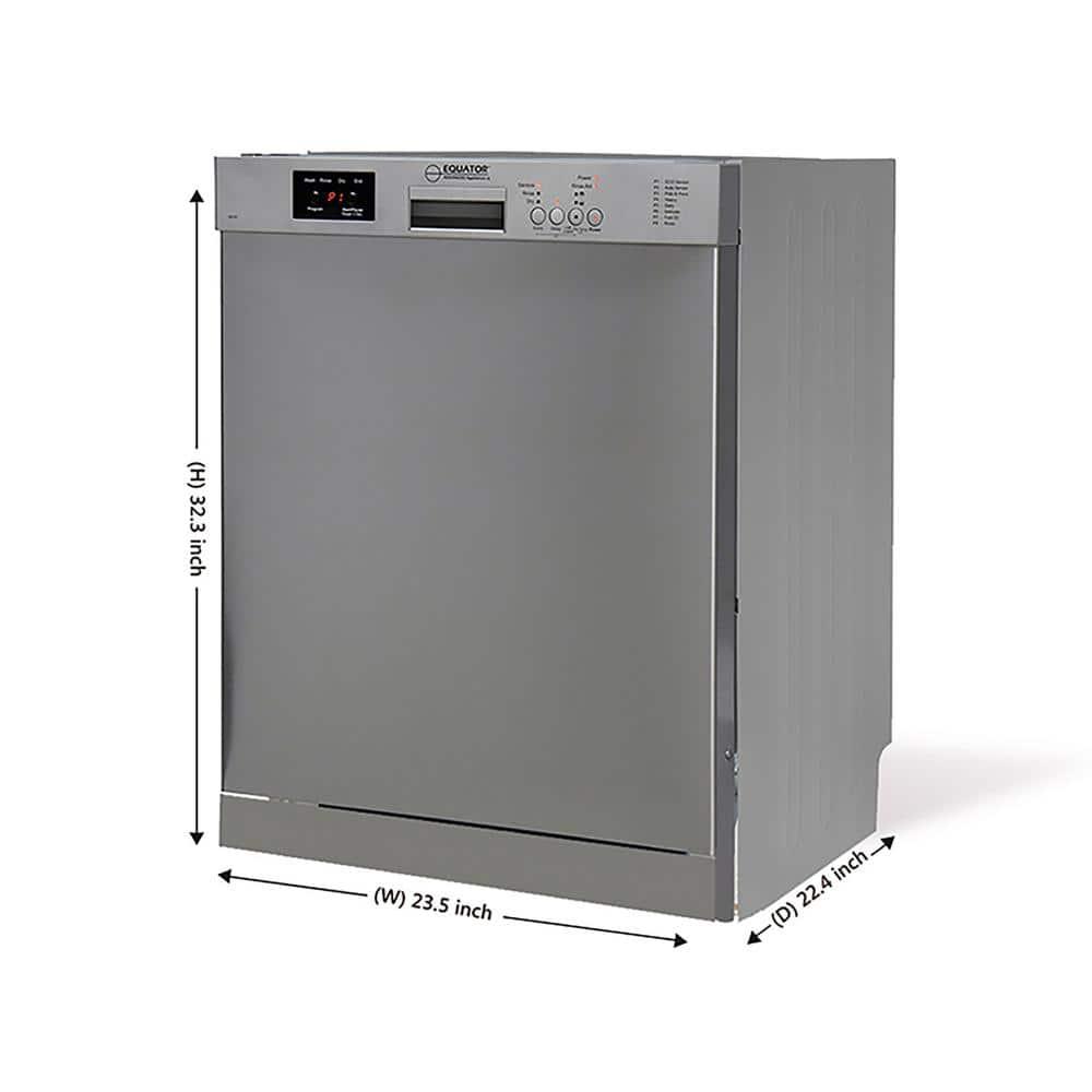 Equator Europe 24" Built in 14 place Dishwasher in Stainless