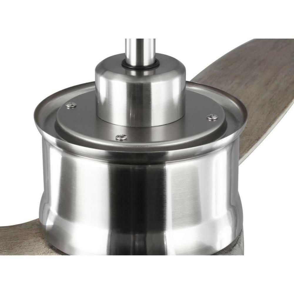P250002-009-30-Progress Lighting-Farris - Wide - Ceiling Fan - 1 Light - Handheld Remote in Modern style - 60 Inches wide by 15.5 Inches high-Brushed