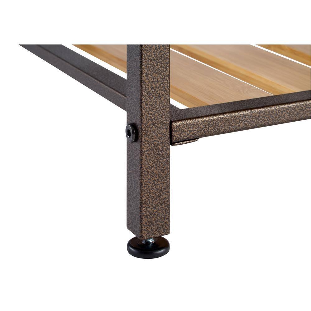 TRINITY 3-Tier Bamboo Shoe Bench - Bronze Anthracite®