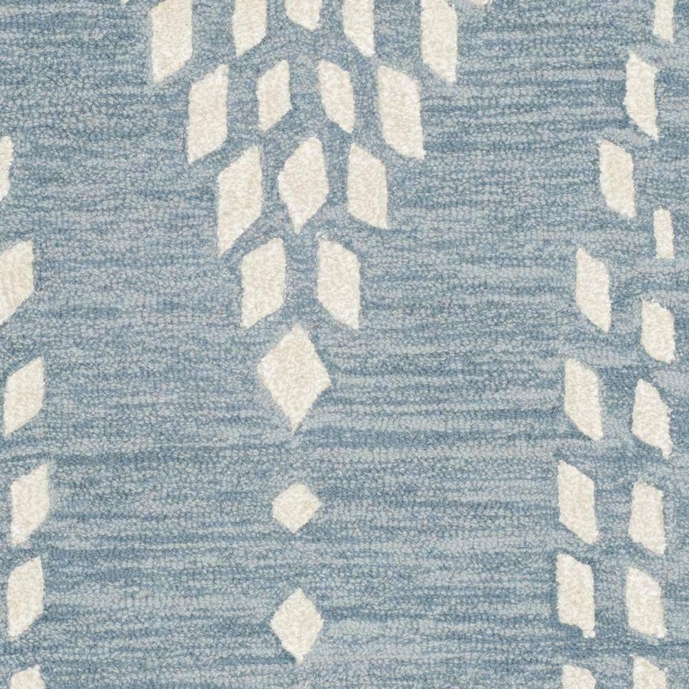 Bella BEL126 Hand Tufted Runner Rug - Blue/Ivory - 2'3"x7' - Safavieh.