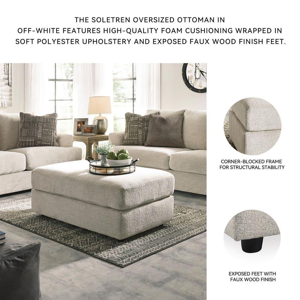 Hokku Designs Soletren Oversized Ottoman