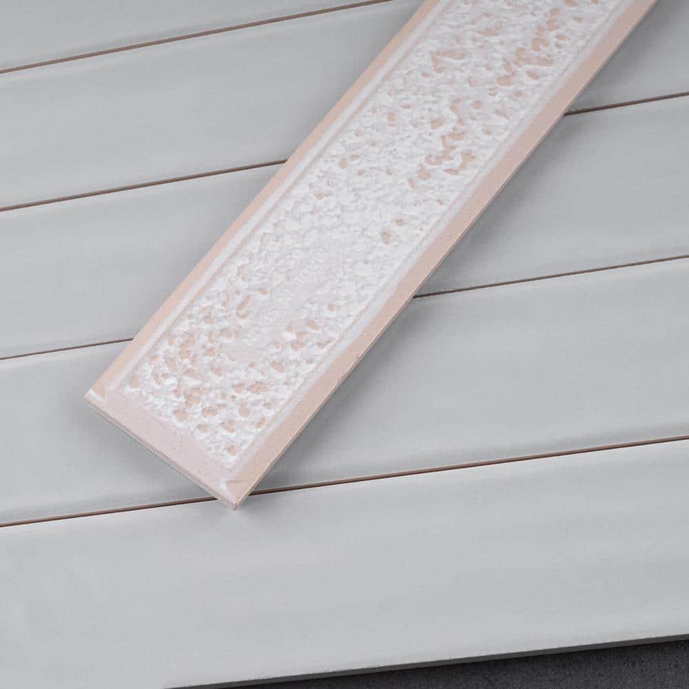 Nova 1.97 in. X 11.81 in. Polished Ceramic Subway Wall Tile