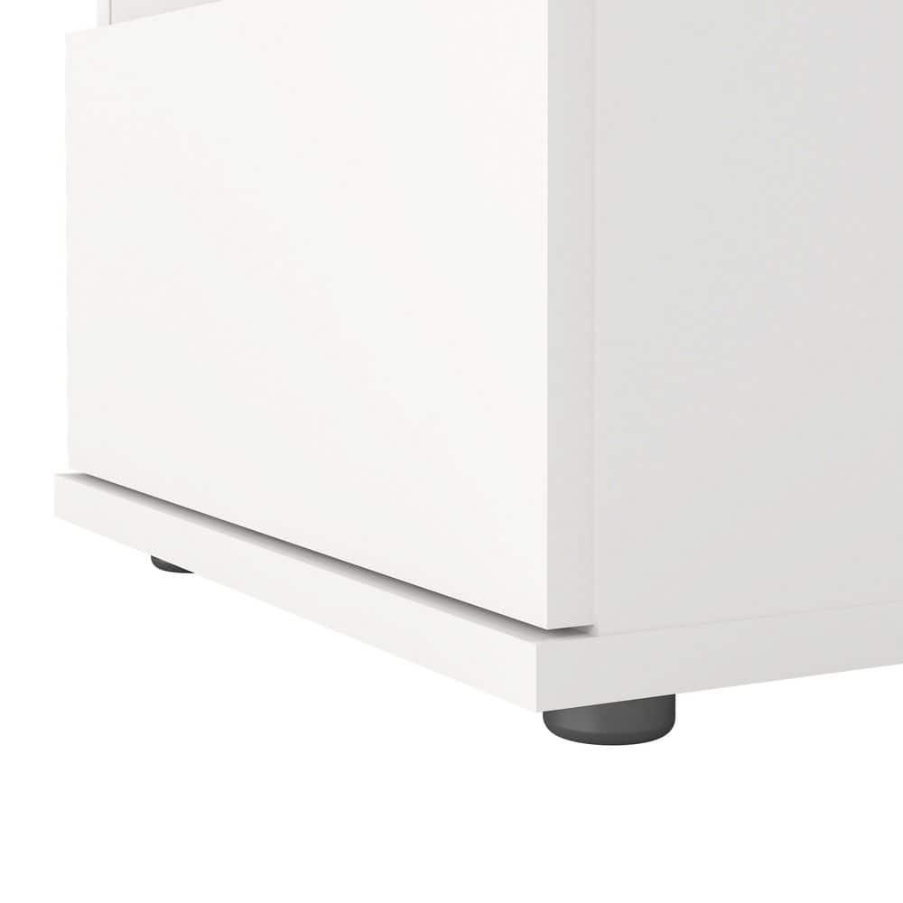 Tvilum, Aurora 2 Drawer Nightstand, White