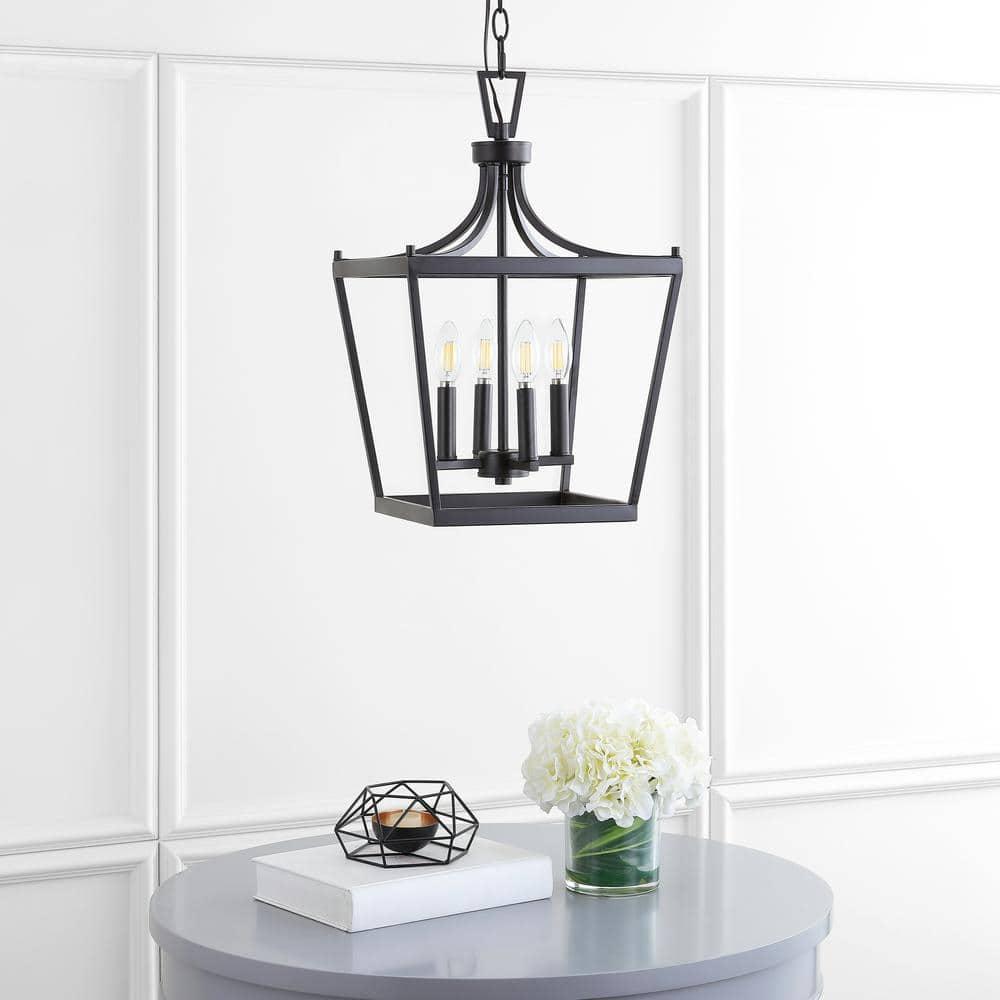 Nichi 4 Light Pendant - Oil Rubbed Bronze (Black) - Safavieh.