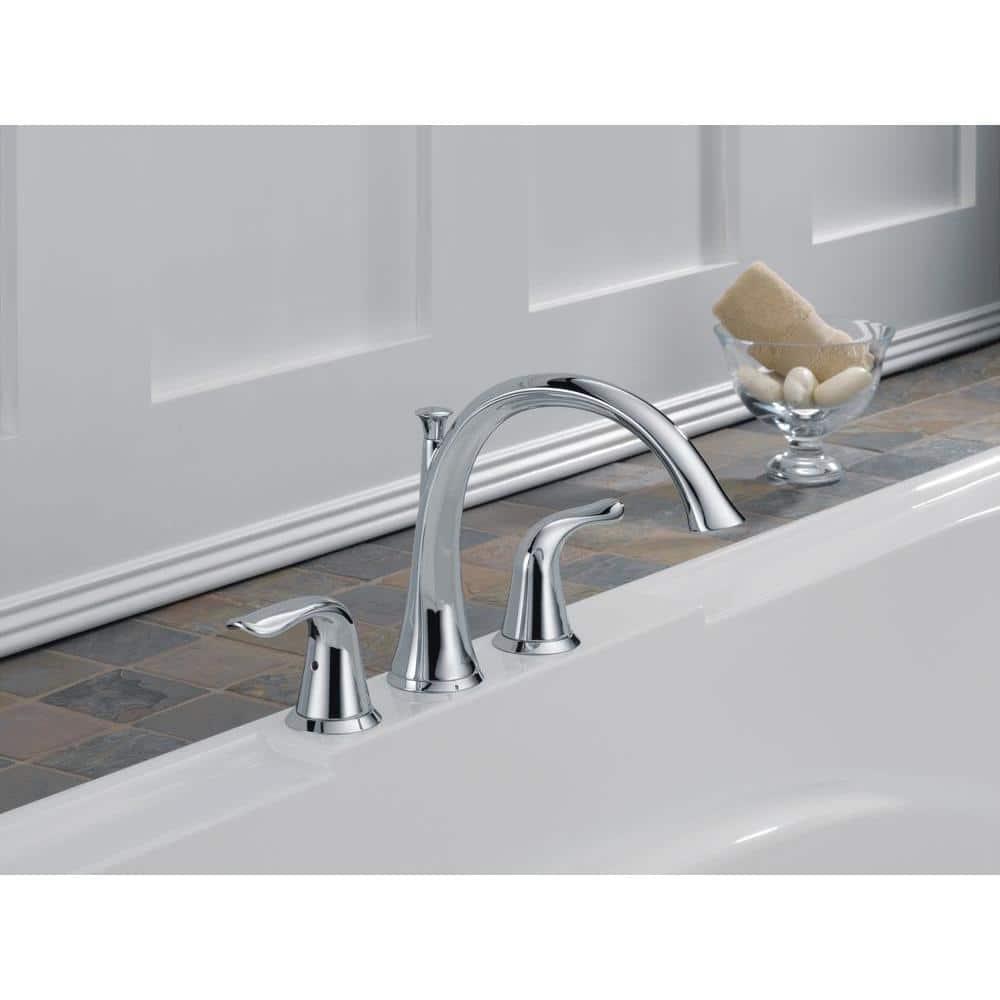 Lahara Double Handle Deck Mounted Roman Tub Faucet Trim