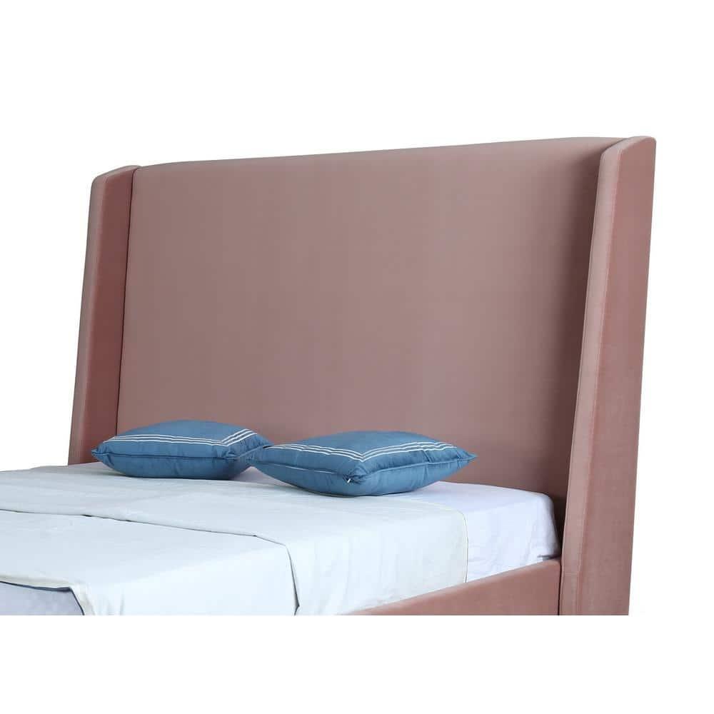 Full Parlay Upholstered Bed Blush - Manhattan Comfort