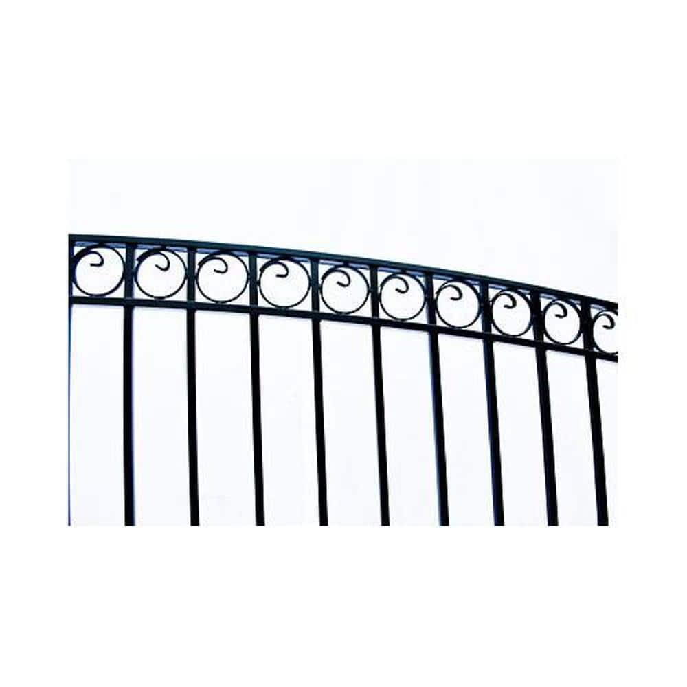 ALEKO ALEKO® Paris Style Single Slide Steel Driveway Gate with AC1400 Gate Opener