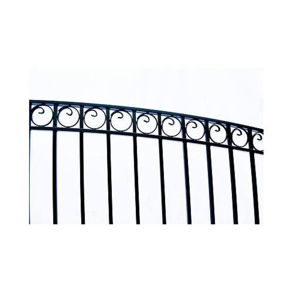 ALEKO ALEKO® Paris Style Single Slide Steel Driveway Gate with AC1400 Gate Opener