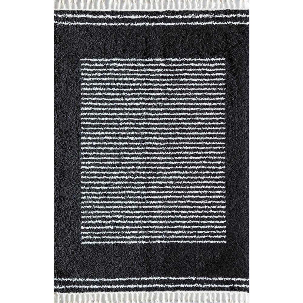 Colletti Bennett Modern Ebony Twilight Area Rug