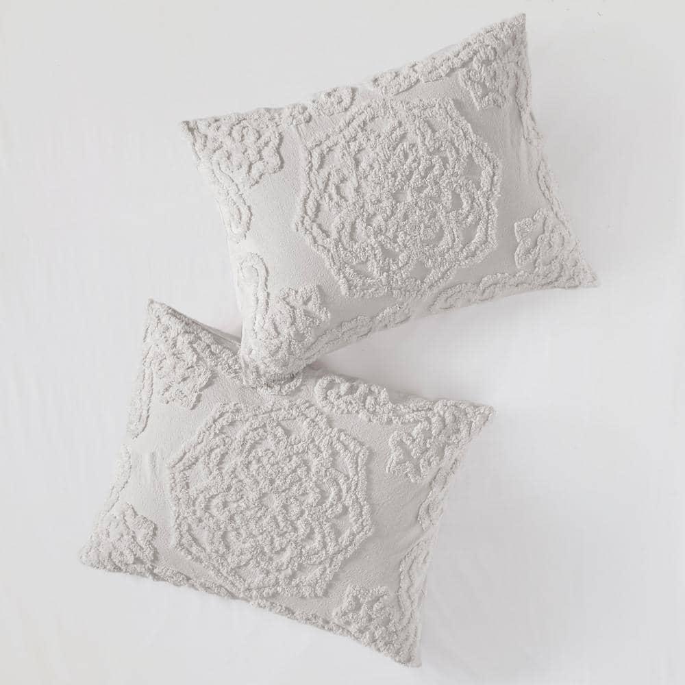 510 Design Everly 3 Piece Tufted Woven Medallion Comforter Set