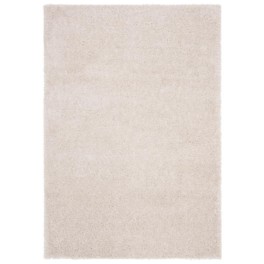 August Shag 900 AUG900 Power Loomed Indoor Area Rug - Beige - 4'x6' - Safavieh