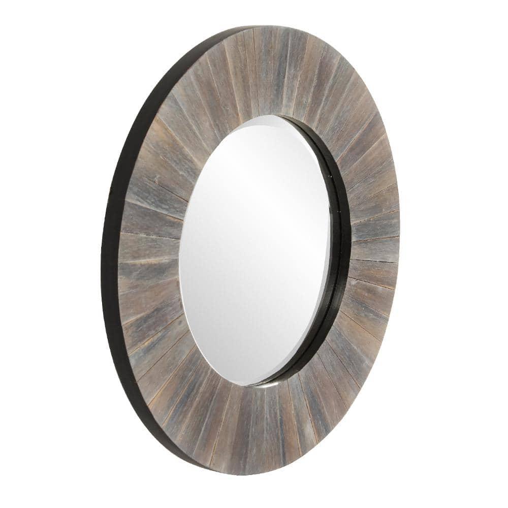 Highland Dunes Mourya Solid Wood Mirror