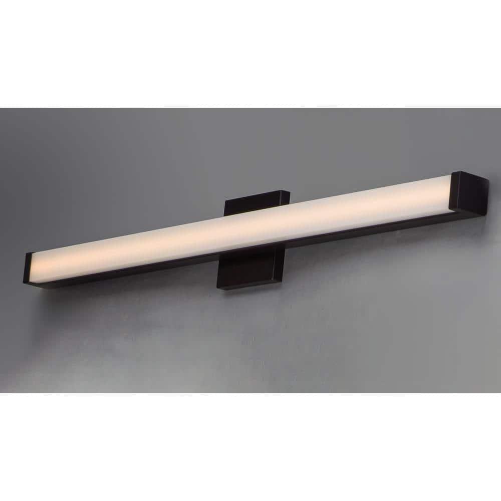 52006BK-Maxim Lighting-Spec-LED Bath Vanity Light-Minimalistic Contemporary Style-Black Finish-36 Inch Size