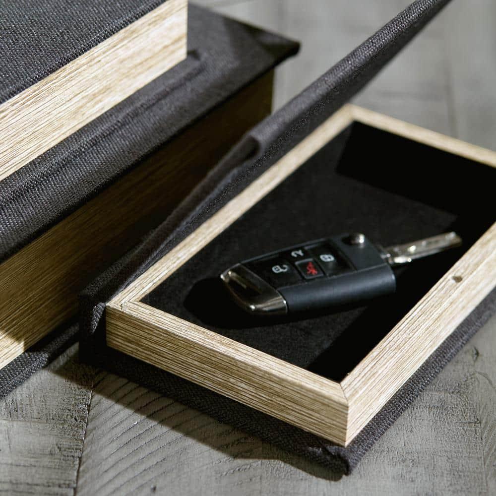 Kepir 3 Piece Fabric Book Box Set