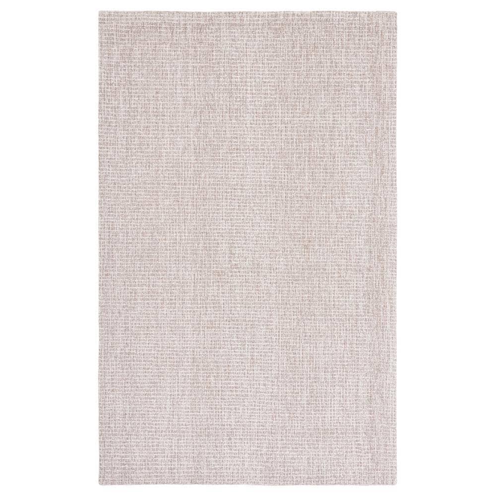 Abstract ABT468 Handmade Indoor Area Rug - Ivory/Gray - 4'x6' - Safavieh