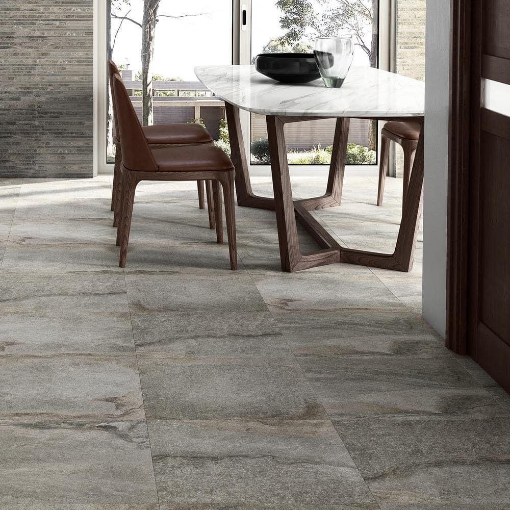 23.62in. x 47.24in. Matte Limestone Look Porcelain Floor and Wall Tile (15.49 Sq. Ft./Case)