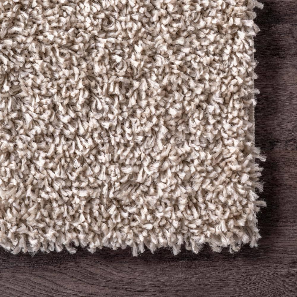 Nuloom Kara Solid 7x9 Shag Indoor Area Rug for Living Room Bedroom Dining Room Nursery, Beige
