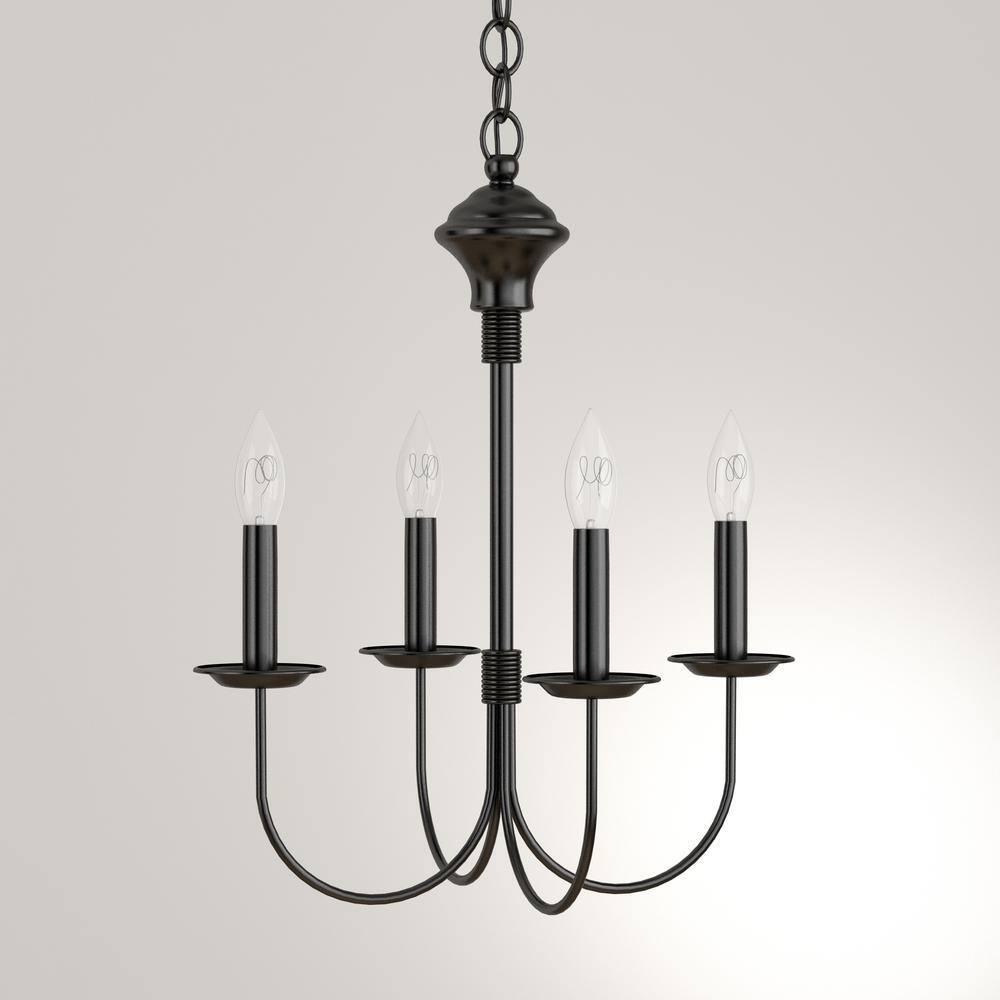 Trans Globe Lighting 9014 Traditional Four Light Up Lighting Mini Chandelier From The New