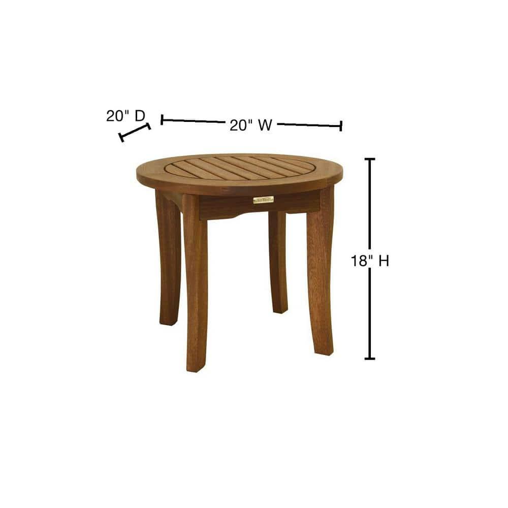 Vineyard Eucalyptus Round End Table