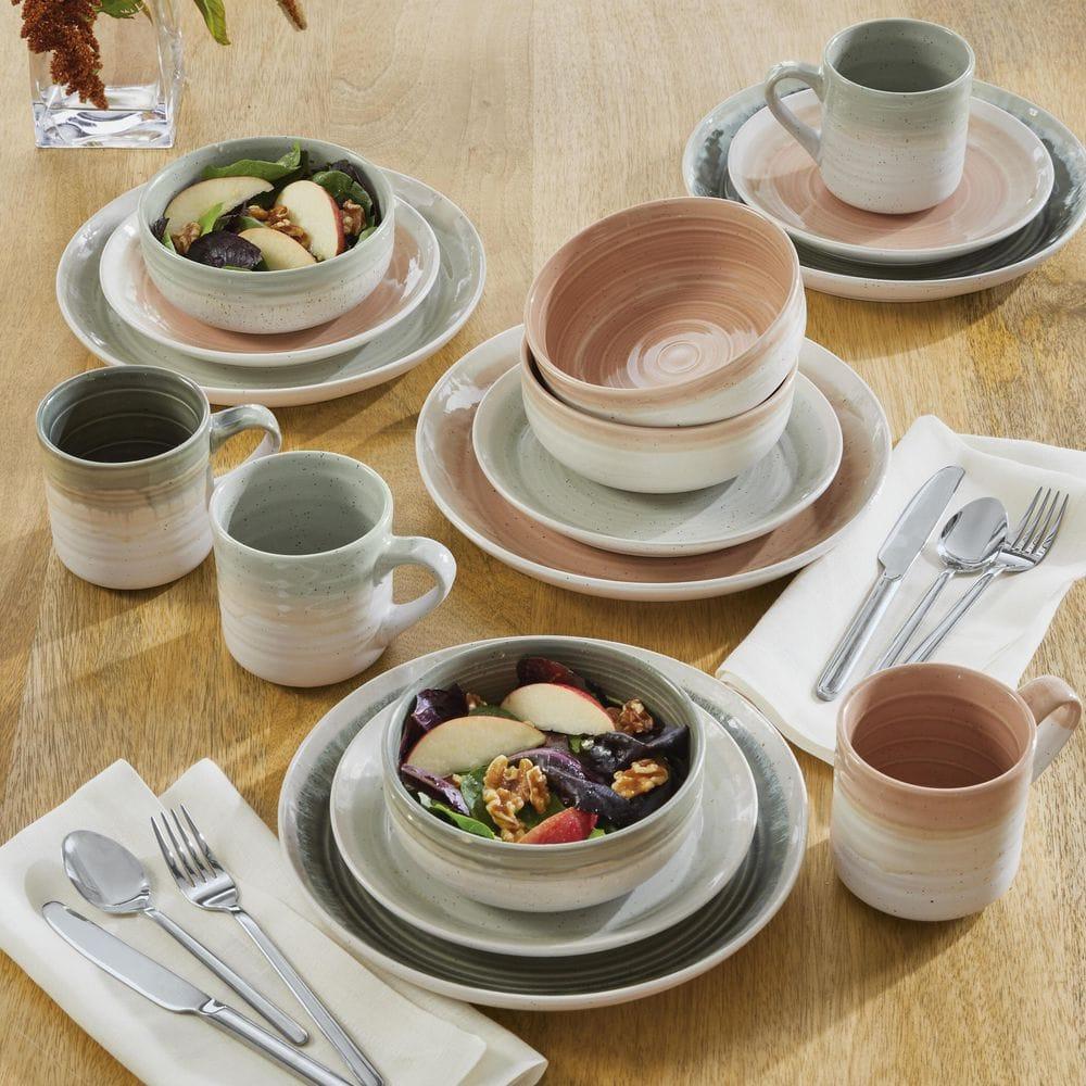 Baum 16 Piece Stoneware Dinnerware Set - Service for 4