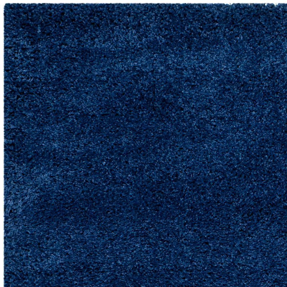 Milan Shag SG180 Power Loomed Indoor Area Rug - Navy - 5'1"x8' - Safavieh