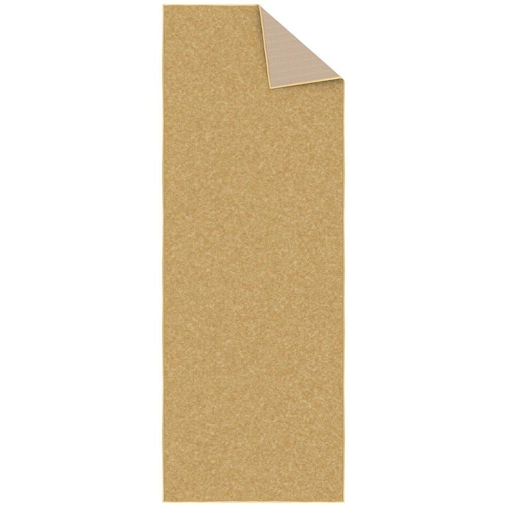 Ottomanson Ottohome Non-Slip Solid Area Rug For Living Room, Hallway Runner, Entryway Rug