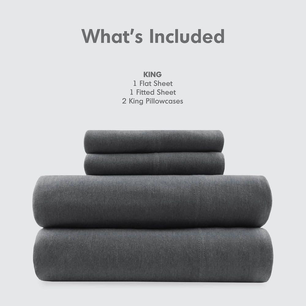 Cotton Blend Jersey Knit All Season Sheet Set