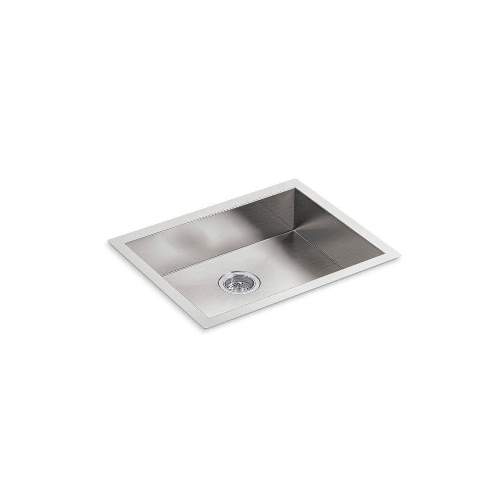 Vault 24-In X 18-1/4-In X 6-1/4-In Undermount Single-Bowl Kitchen Sink
