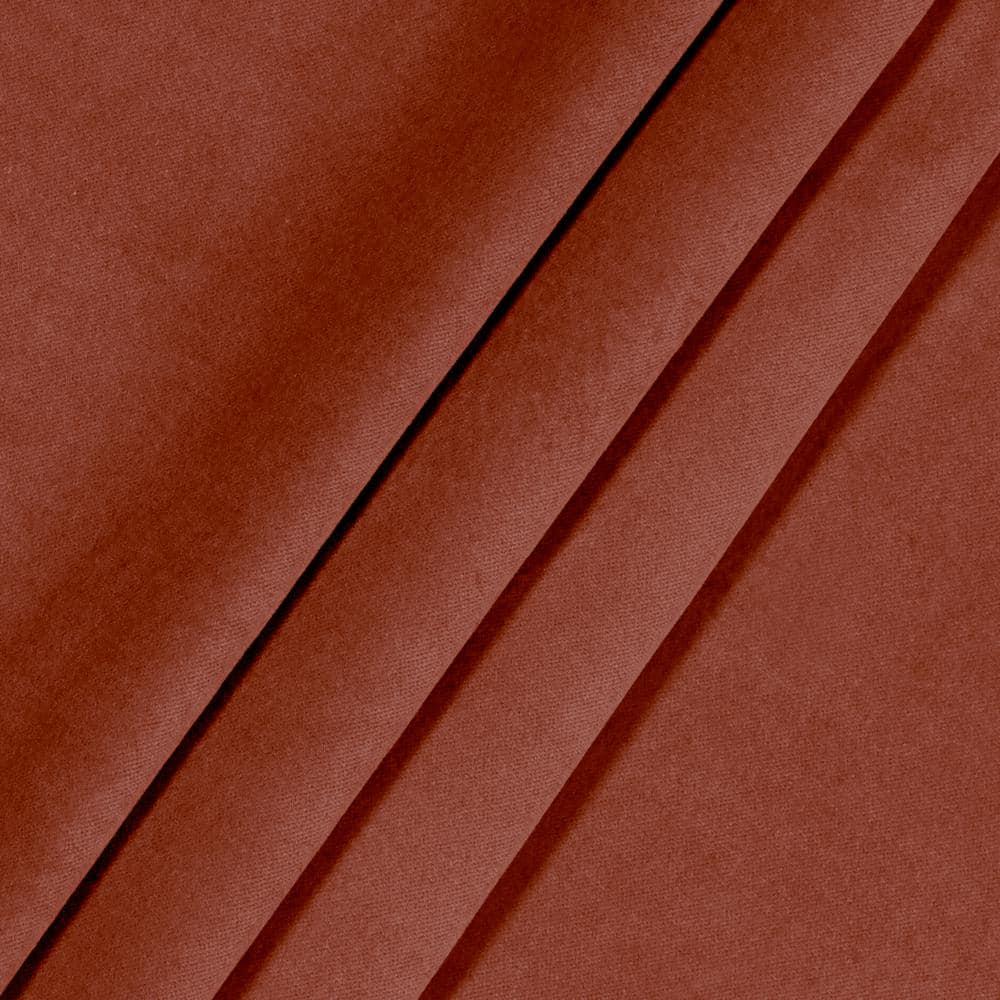 Eclipse Eclipse Luxury Cotton Velvet 100% Blackout Rod Pocket Back Tab Curtain Panel