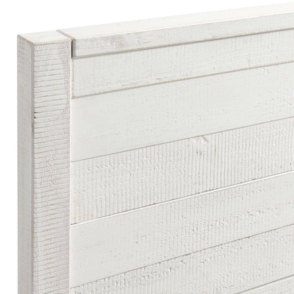 Alaterre Furniture Windsor Panel Wood Full Bed, Driftwood White