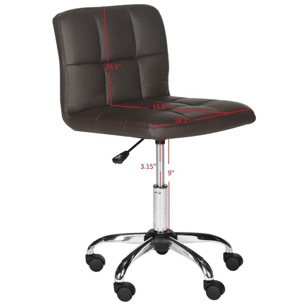 Brunner Desk Chair - Brown - Safavieh