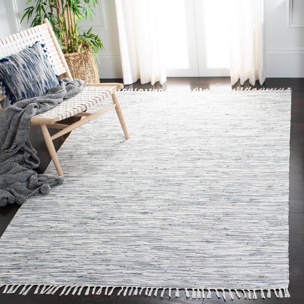 Montauk MTK753 Hand Woven Indoor Area Rug - Silver - 8'x10' - Safavieh.